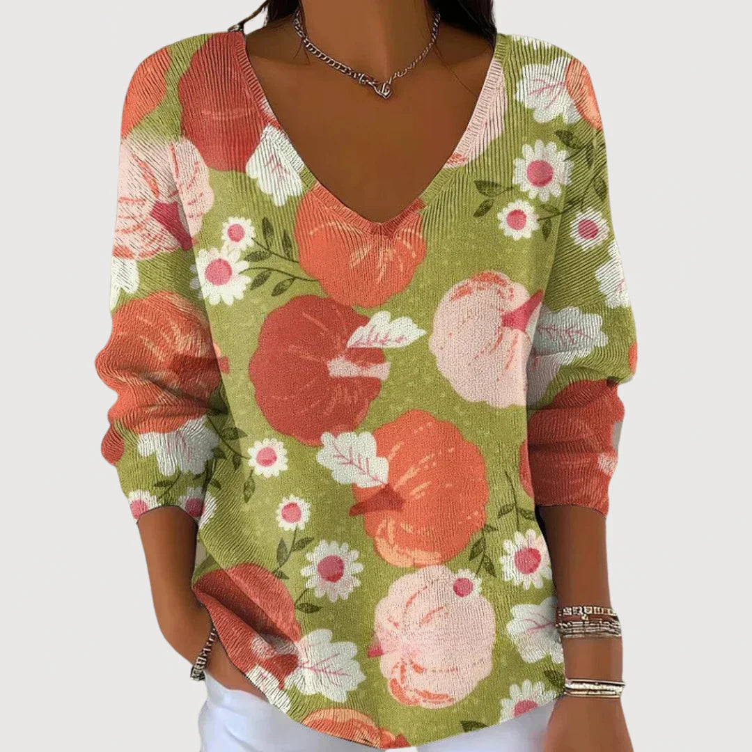 Addison - Cozy V-Neck Sweater