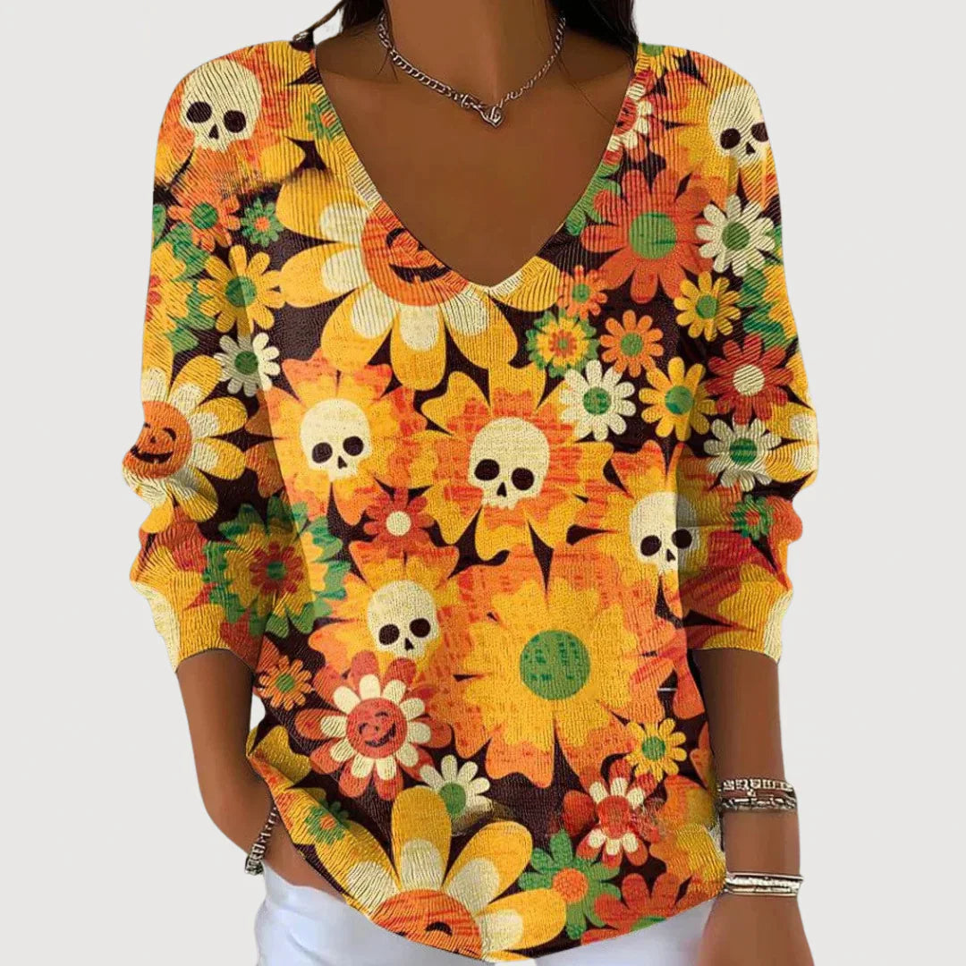 Linda - Cozy V-Neck Sweater