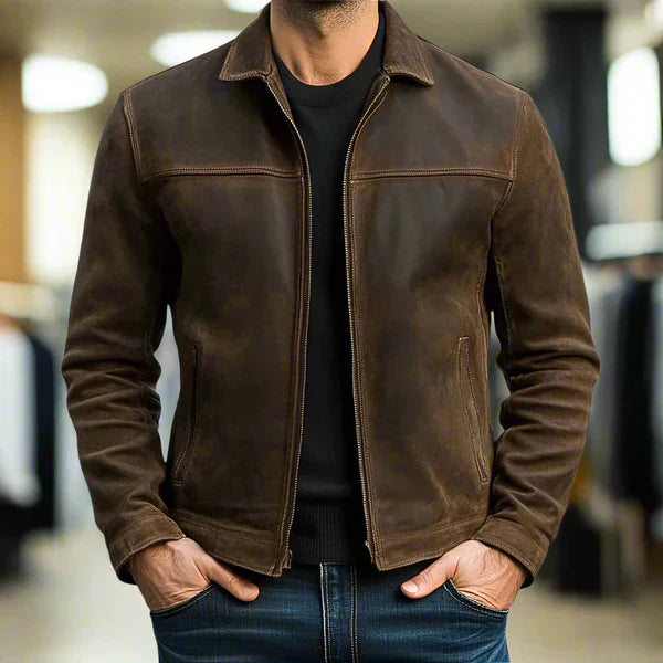 Marcus | Timeless Zipped Leather Jacket