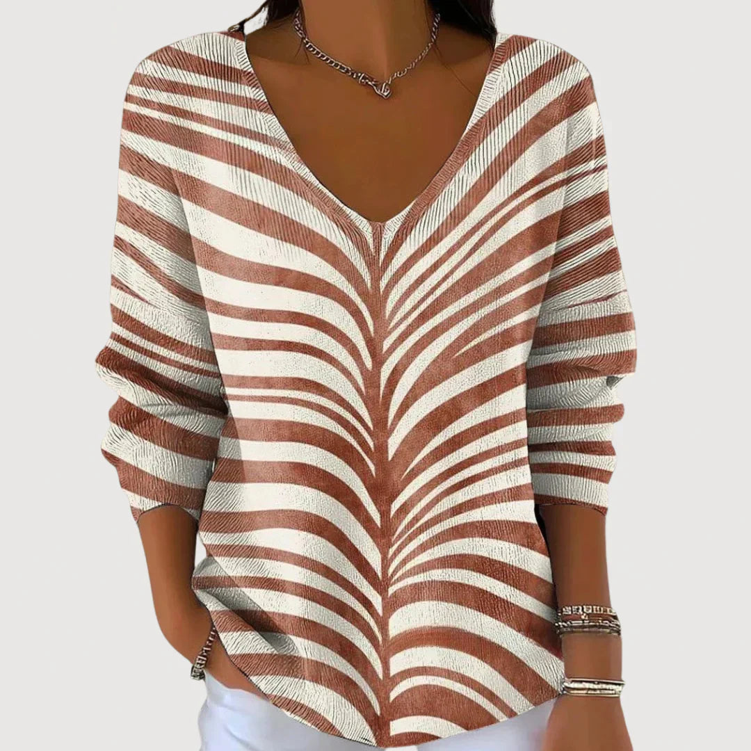 Laura - Cozy V-Neck Sweater