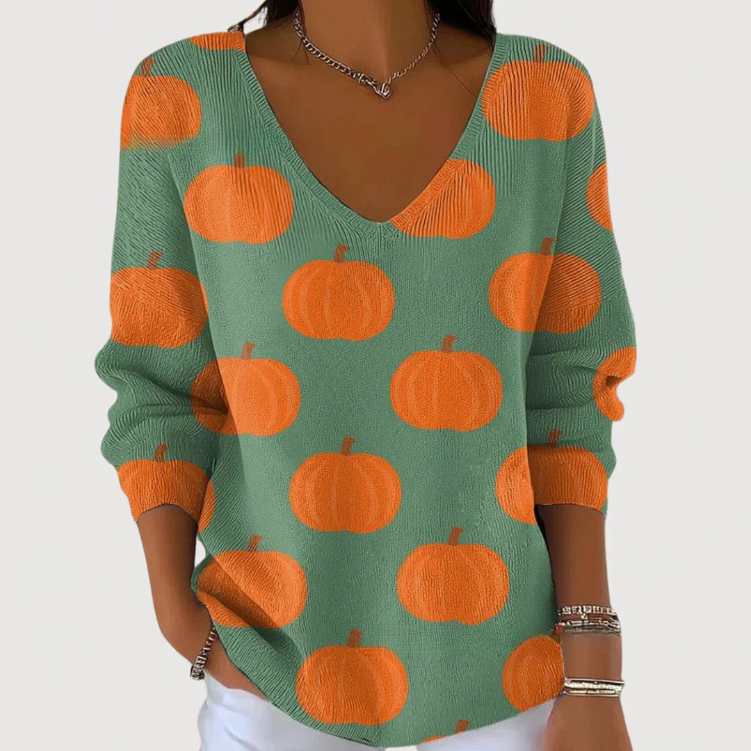 Hannah - Soft V-Neck Sweater