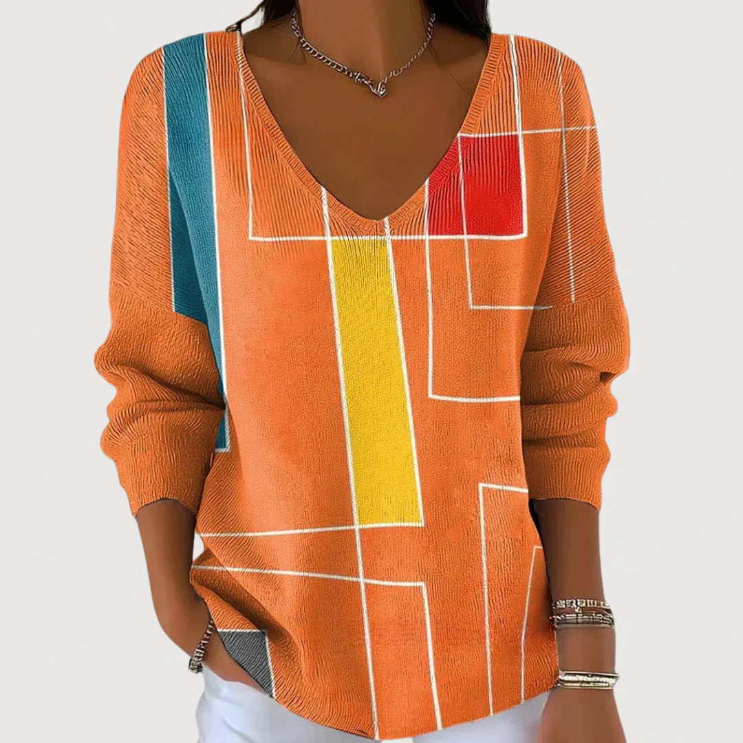 Lynn - Cozy V-Neck Sweater