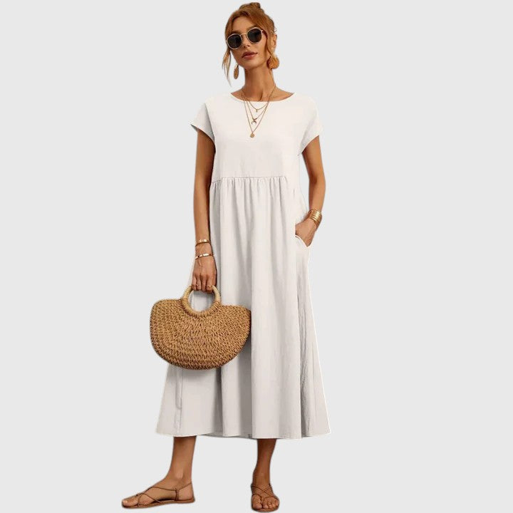Anna - Comfortable Midi Dress