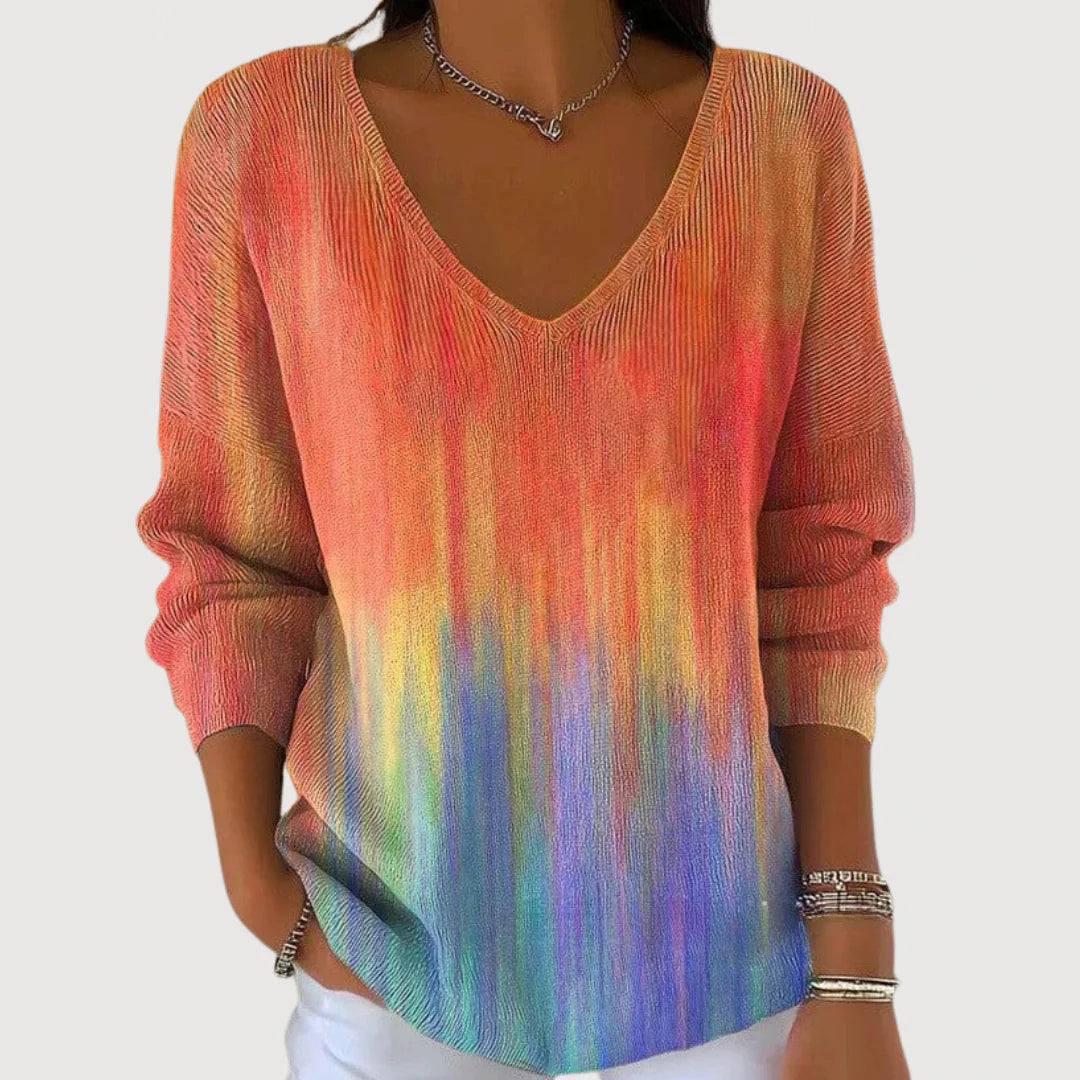 Tina - Cozy V-Neck Sweater