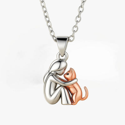 Mirelle & Cole - Cat-Shaped Pendant Necklace