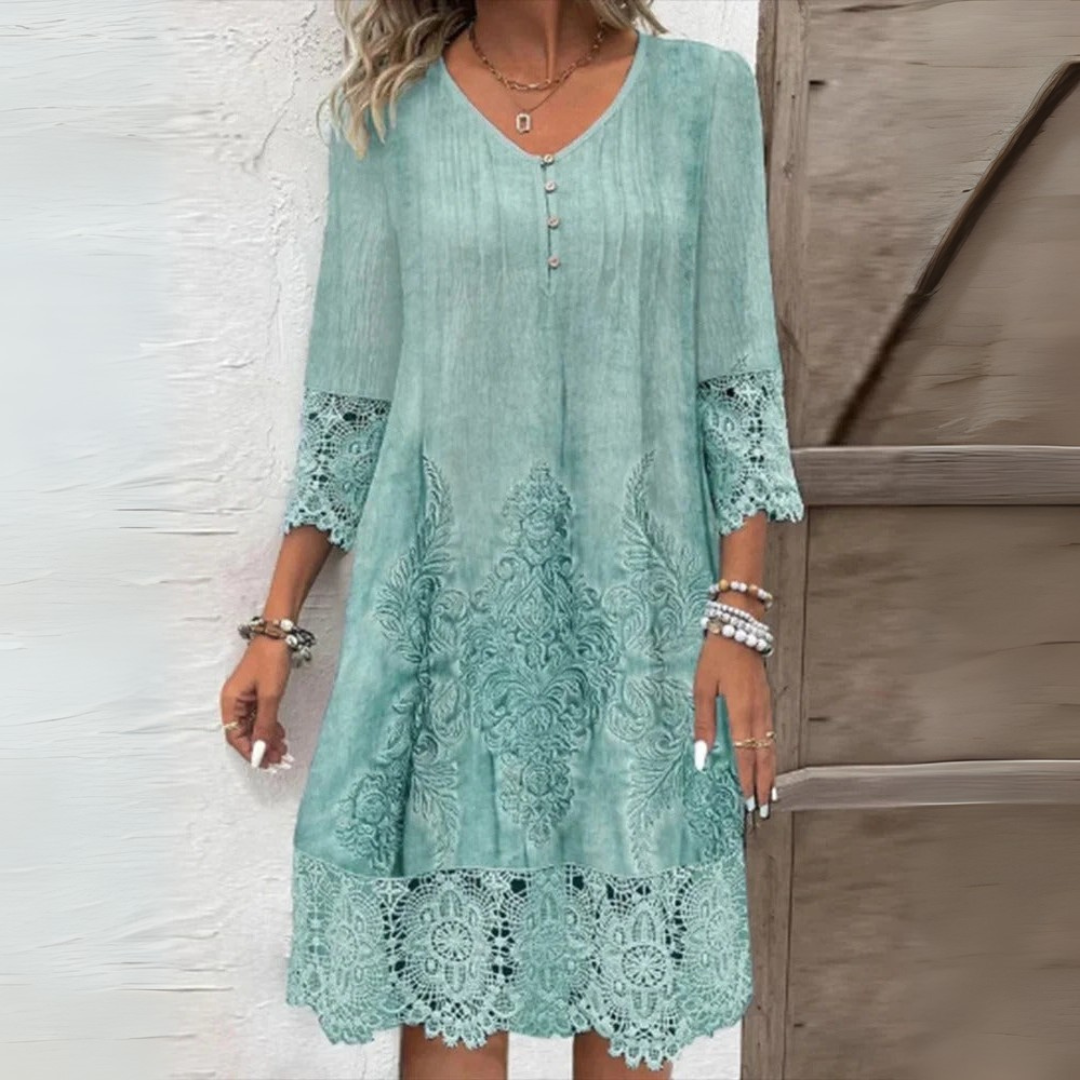 Diana – Elegant Bohemian Lace Dress