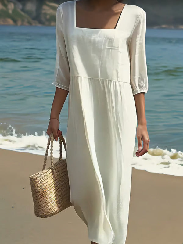 Danielle – Casual Linen Dress