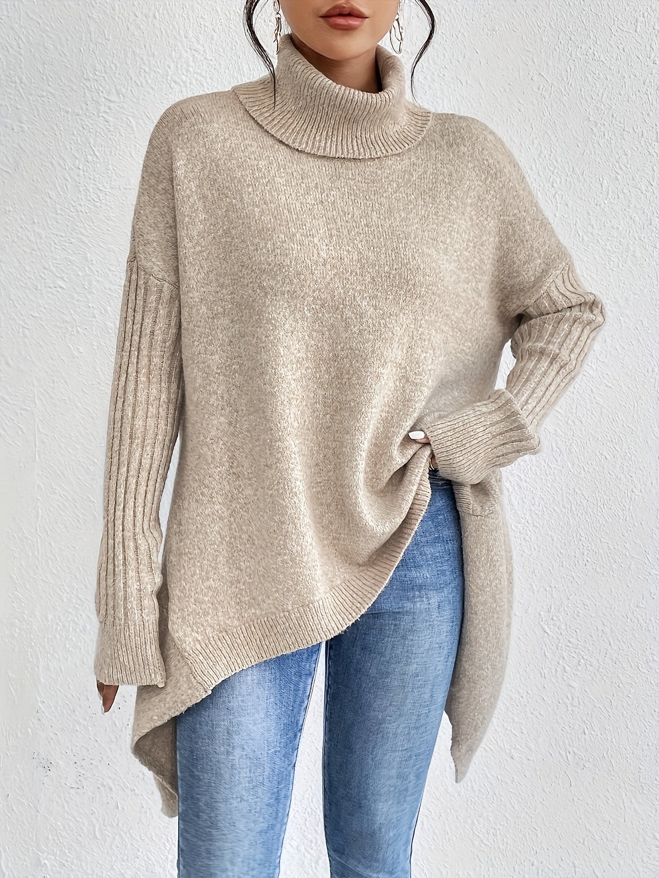 Molly - Oversized Turtleneck Sweater