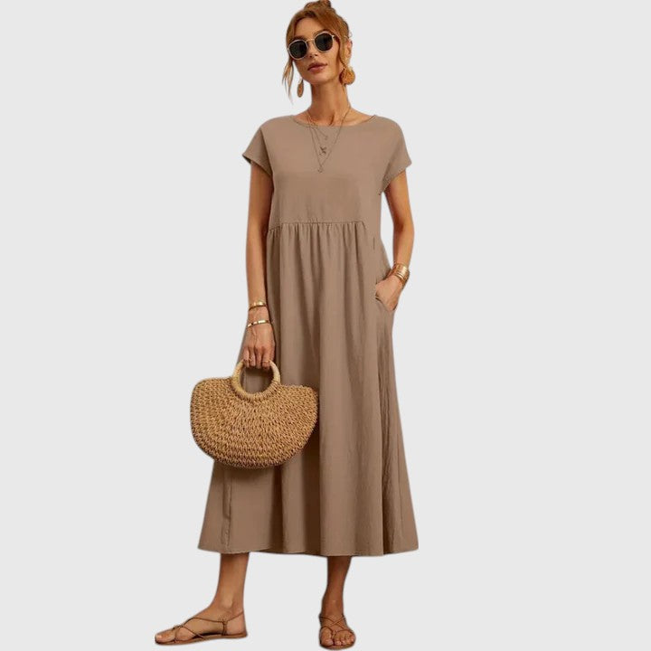 Anna - Comfortable Midi Dress