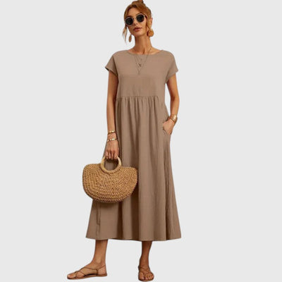 Anna - Comfortable Midi Dress