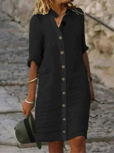 Kayla | Breezy Comfort Shirt Dress