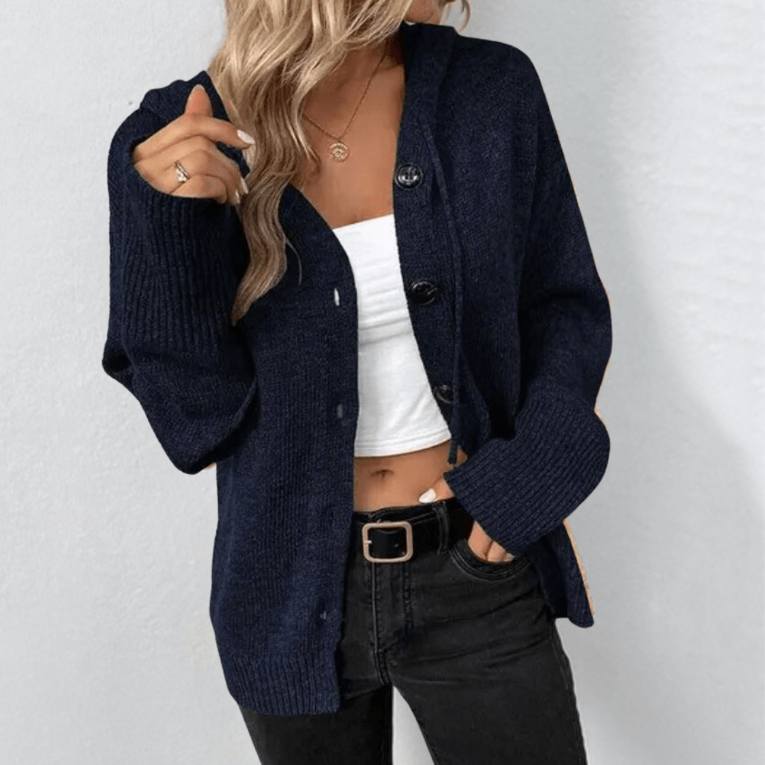 Brittan - Knitted Cardigan With Buttons