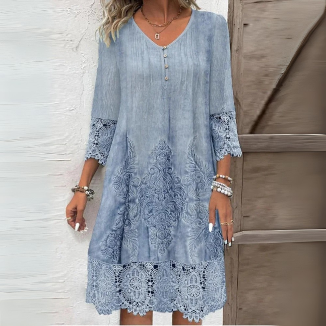 Diana – Elegant Bohemian Lace Dress