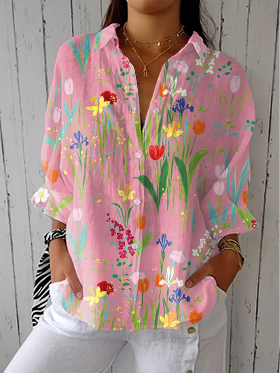 Amelia | Spring Meadow Shirt