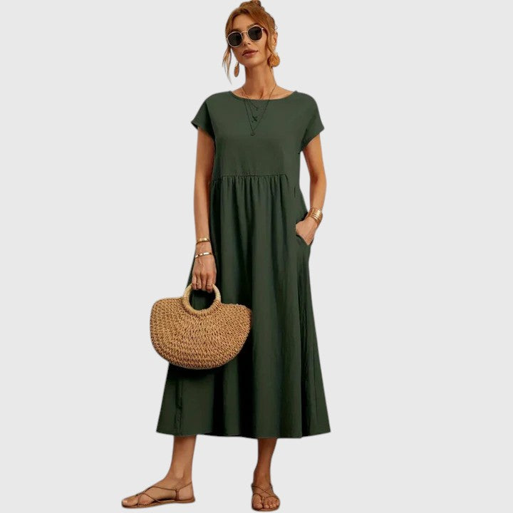 Anna - Comfortable Midi Dress