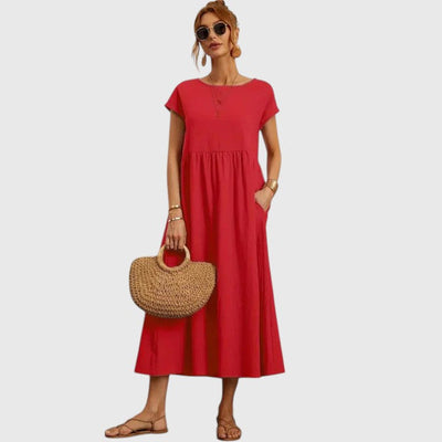Anna - Comfortable Midi Dress