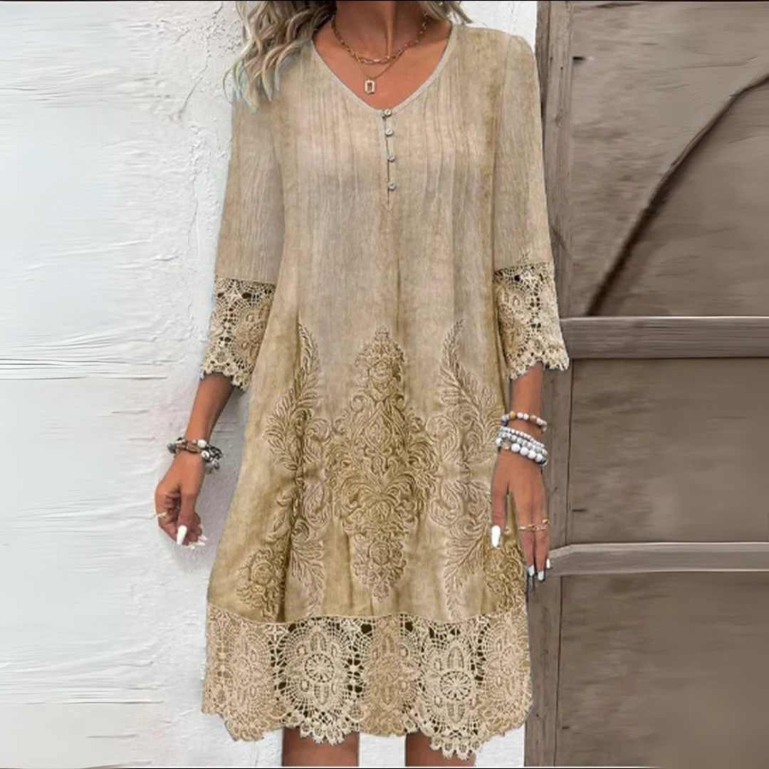 Diana – Elegant Bohemian Lace Dress