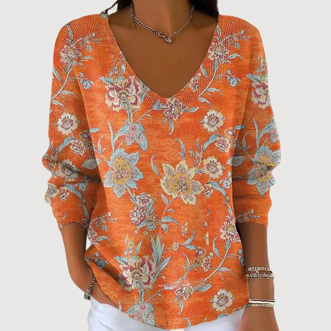 Claire  - Cozy V-Neck Sweater