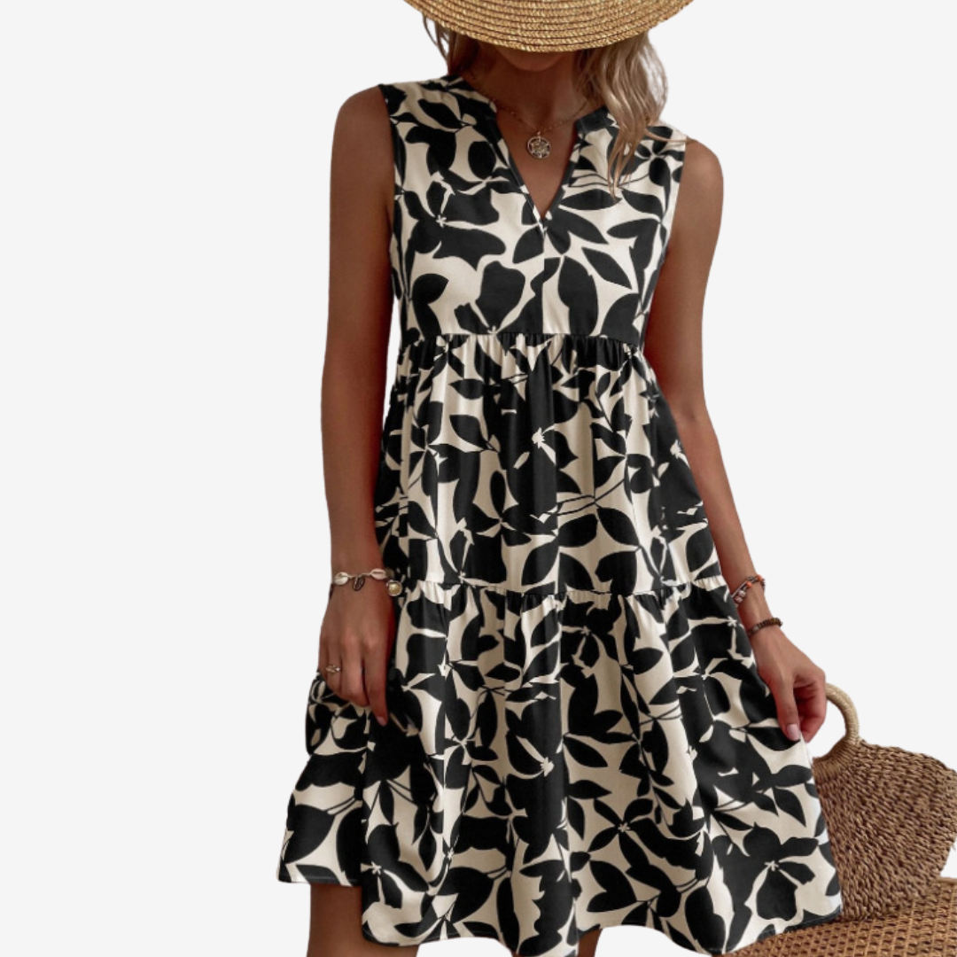 Séraphine™ Midi Leaf Pattern