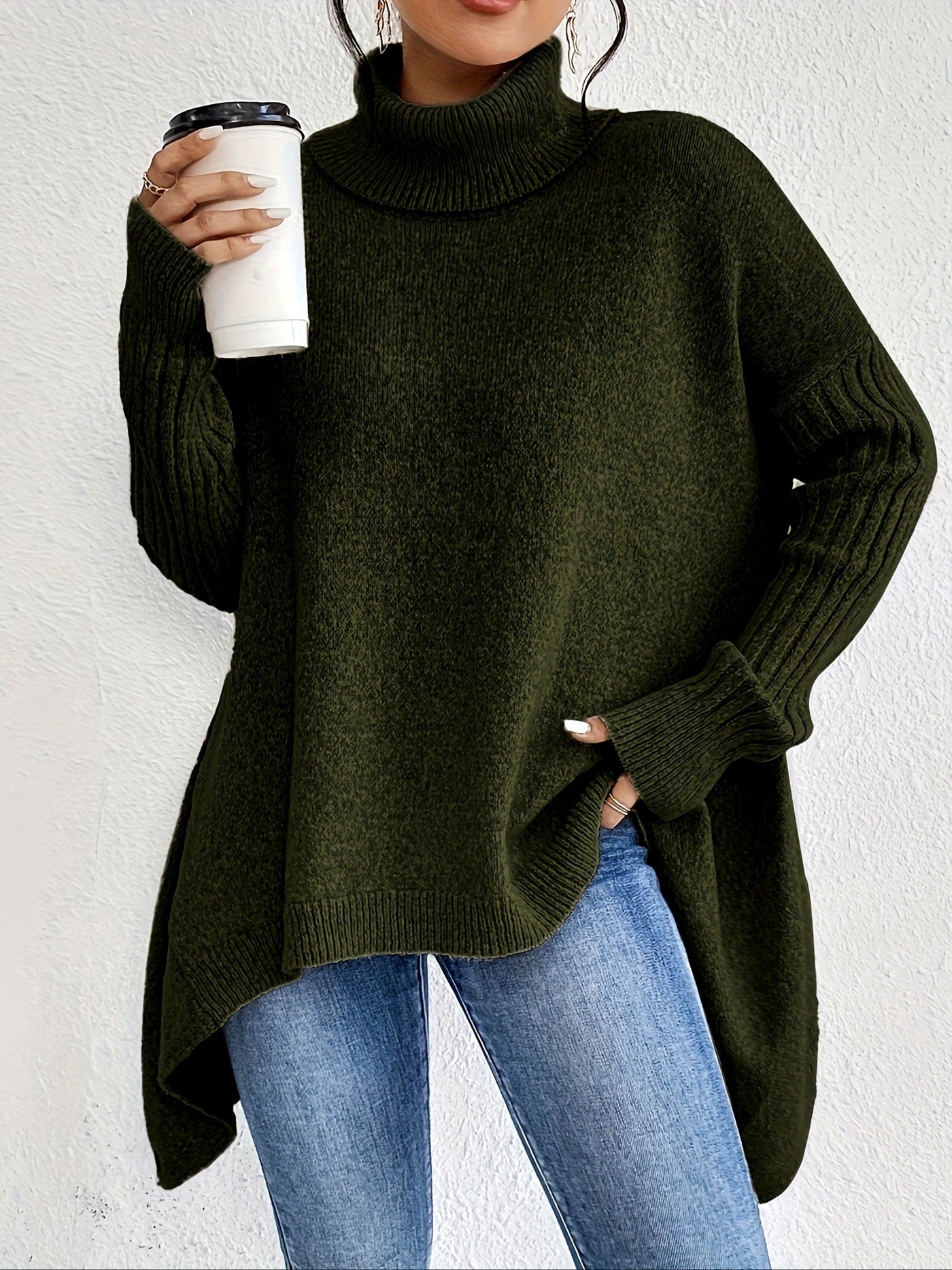 Molly - Oversized Turtleneck Sweater