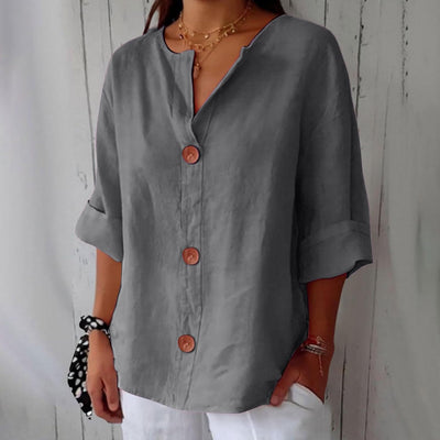 Clara - Casual Textured Blouse