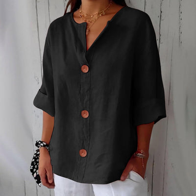 Clara - Casual Textured Blouse
