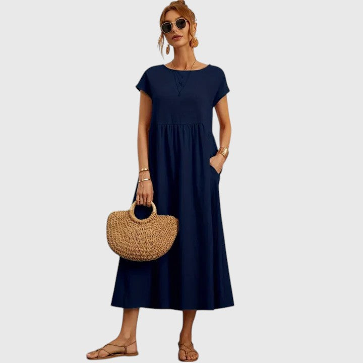 Anna - Comfortable Midi Dress