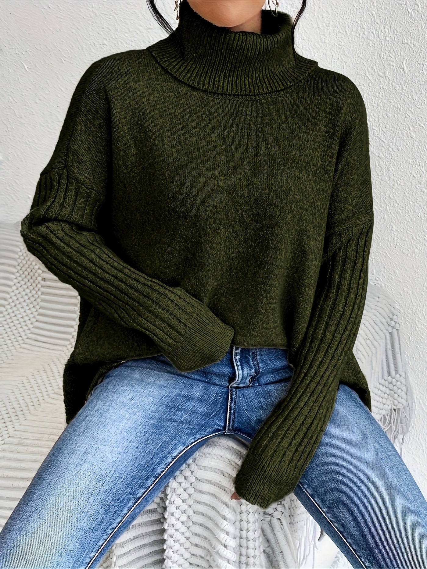 Molly - Oversized Turtleneck Sweater