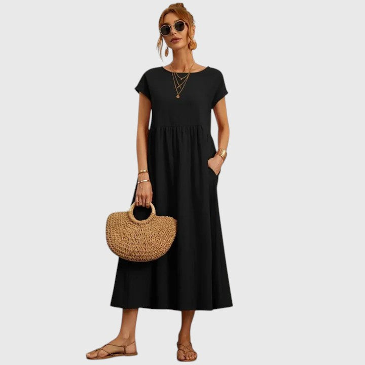 Anna - Comfortable Midi Dress