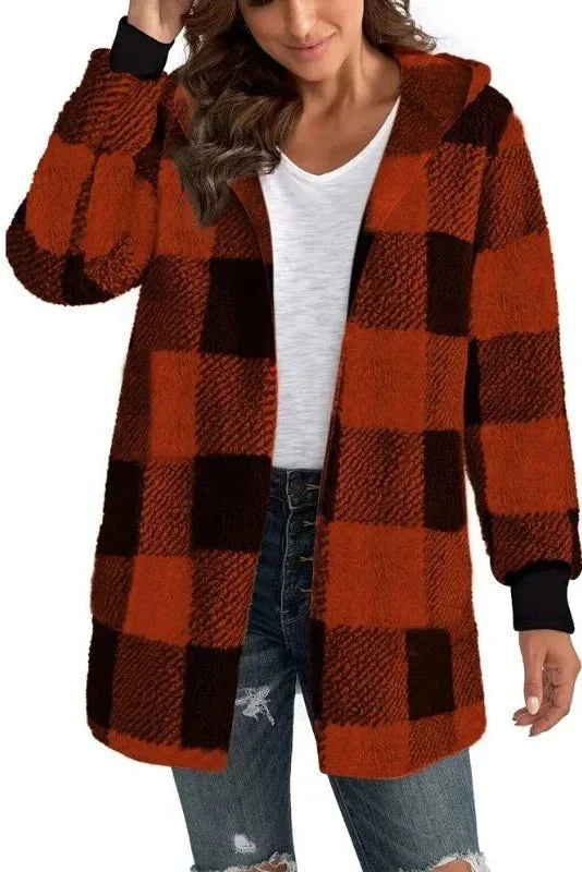 Alberte | Checked Hoodie