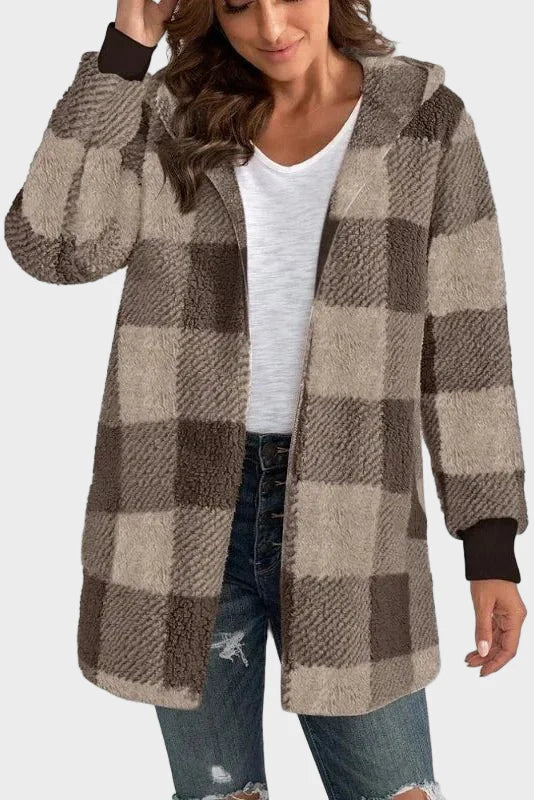 Alberte | Checked Hoodie