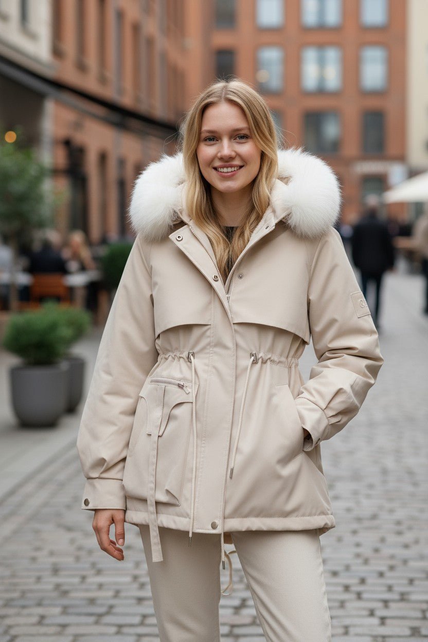 Cecilie™ | Elegant winter jacket in luxurious design