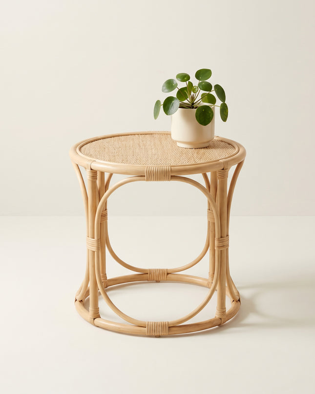 Cove | Round Rattan Side Table