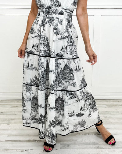 Jenna | Classic Toile Maxi