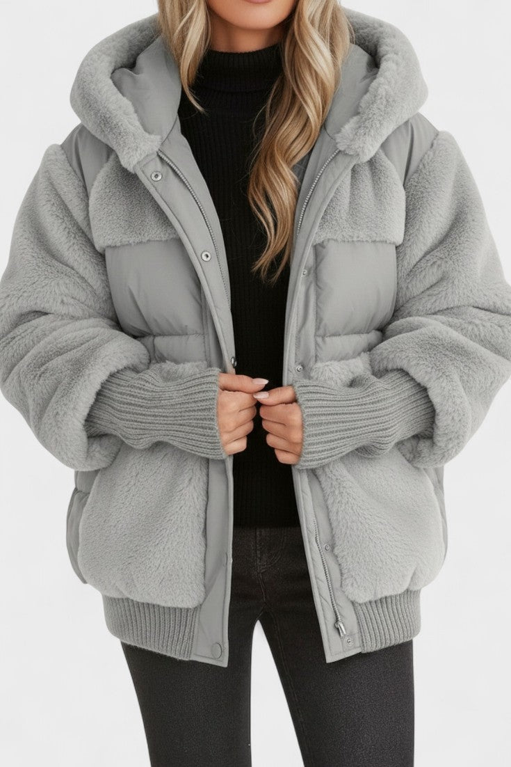 Lena™ | Luxurious Down Jacket with Hood