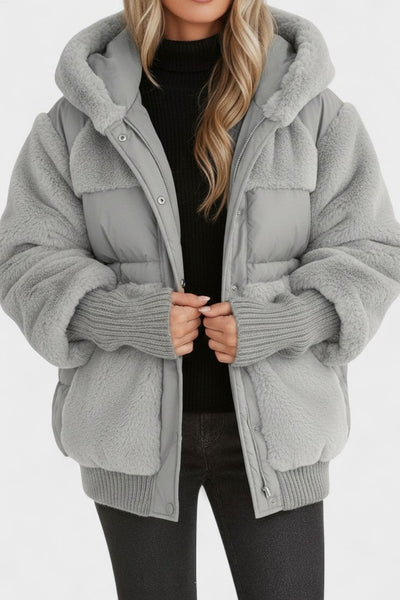 Lena™ | Luxurious Down Jacket with Hood