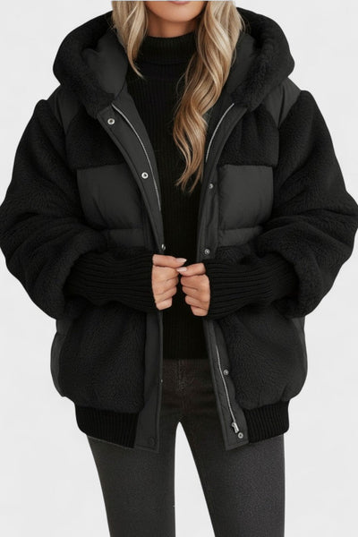 Lena™ | Luxurious Down Jacket with Hood