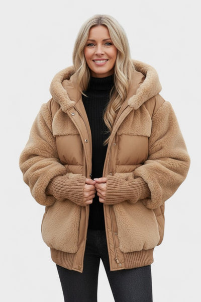 Lena™ | Luxurious Down Jacket with Hood