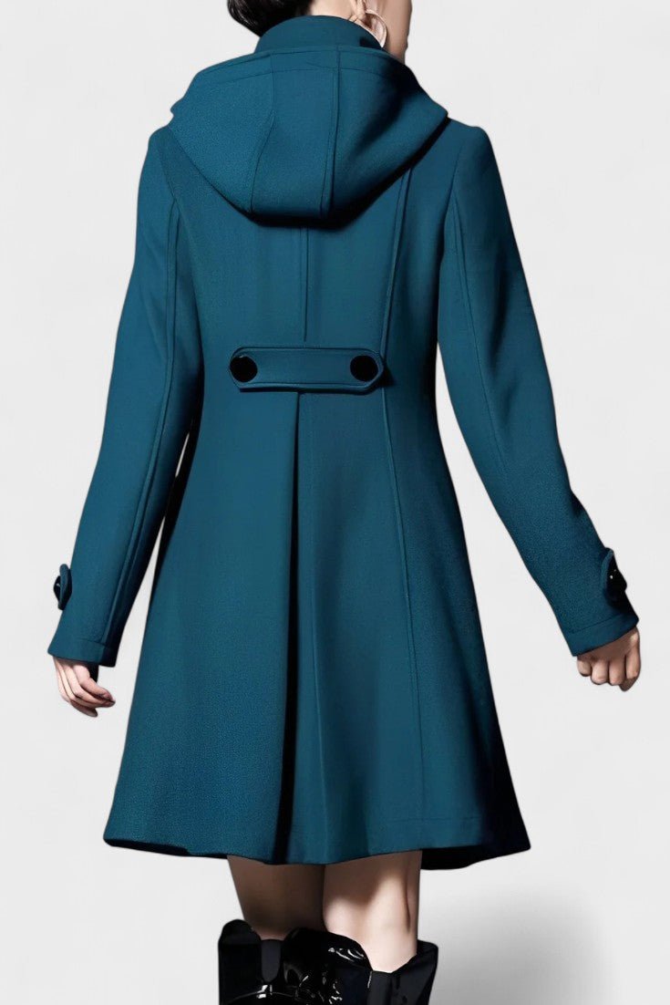 Lenka™ | Elegant coat with hood