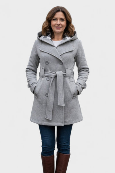 Leona™ | Elegant Double-Breasted Coat