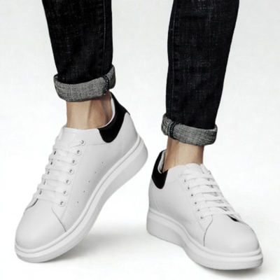 Clifford | Height Enhancing White Sneakers