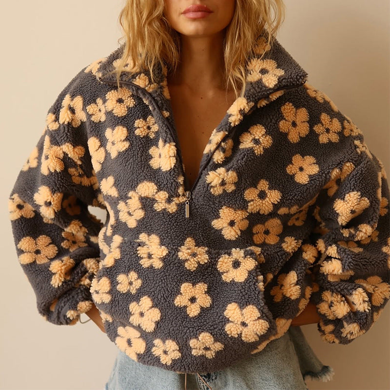 Daisy | Fleece Sweater Bloom
