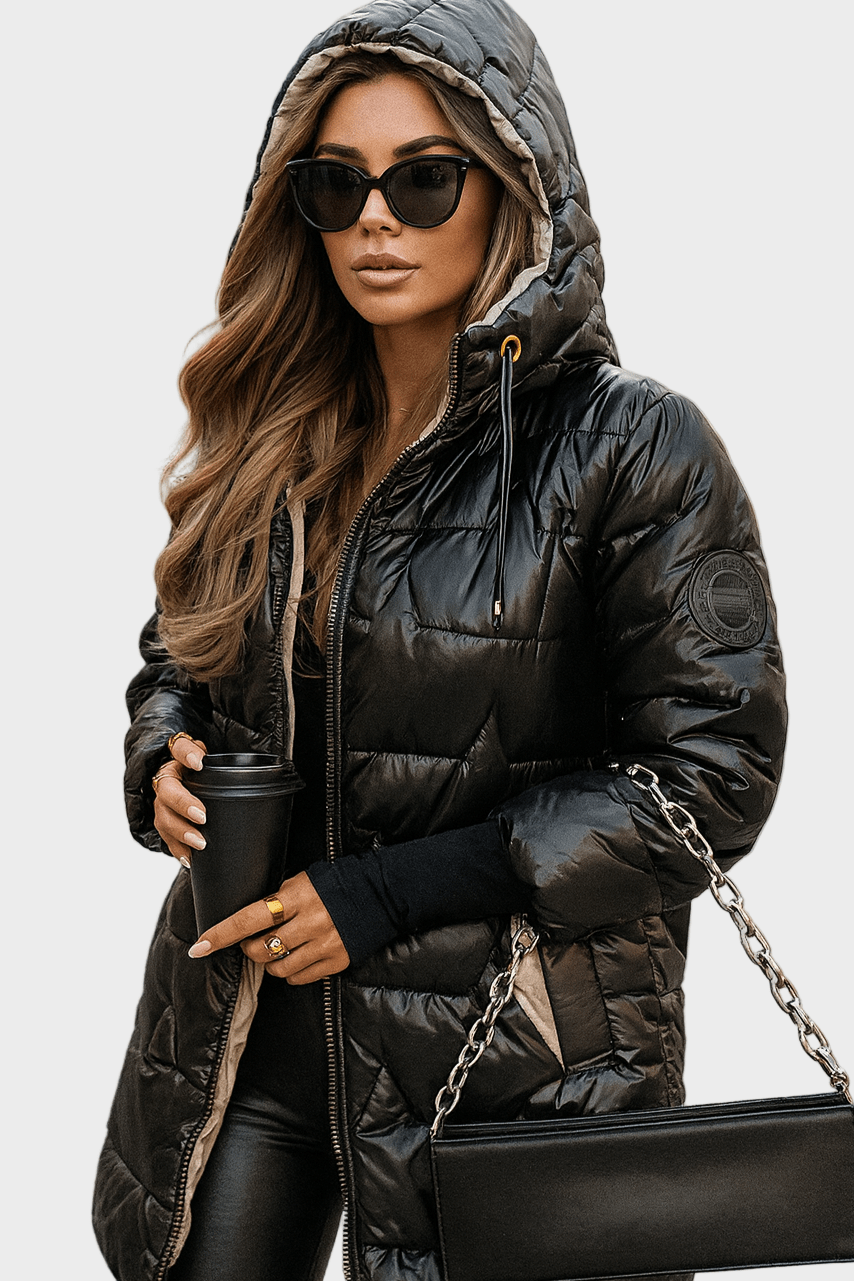 Marcella™ | Elegant Autumn Jacket with Hood