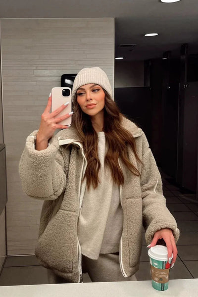 Mille™ | Elegant teddy coat in Nordic design