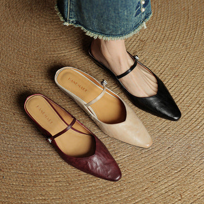 Orella Genuine Leather Mules