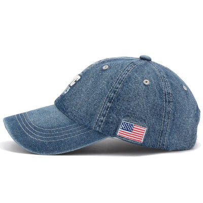 Alexis | Denim Snapback Cap