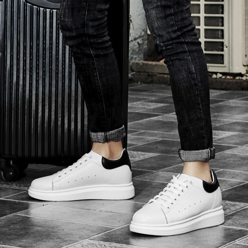 Clifford | Height Enhancing White Sneakers