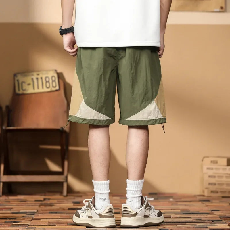 Issac | Elastic Waist Drawstring Shorts