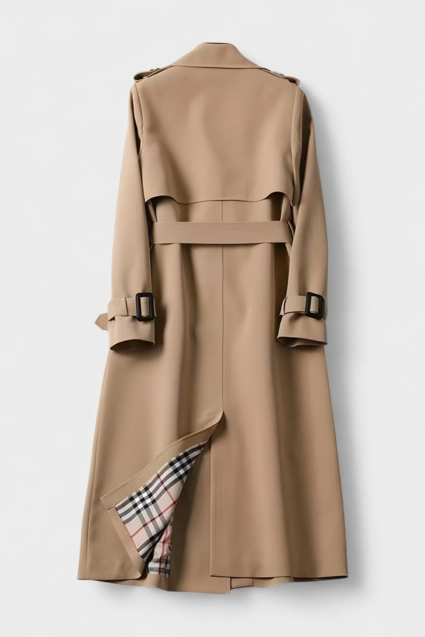 Saara™ | Elegant coat with waist belt