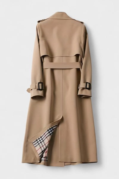 Saara™ | Elegant coat with waist belt